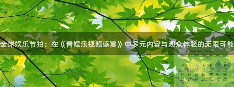 万向娱乐体育凯捷平台招商：全球娱乐节拍：在《青娱乐视频盛宴》中多元内容与观众体验