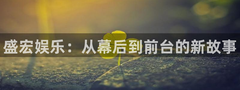 万向娱乐体育2：盛宏娱乐：从幕后到前台的新故事